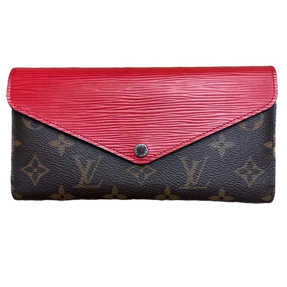 6471-Louis Vuitton Piment Epi Monogram Canvas Marie Lou Long Wallet
